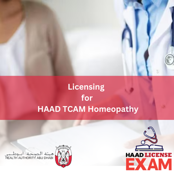 LICENSING FOR HAAD TCAM HOMEOPATHY